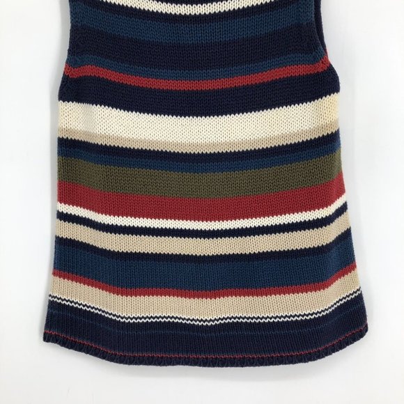Penman's Vintage fall-tone multicolor striped sleeveless turtleneck top size M - Picture 5 of 13
